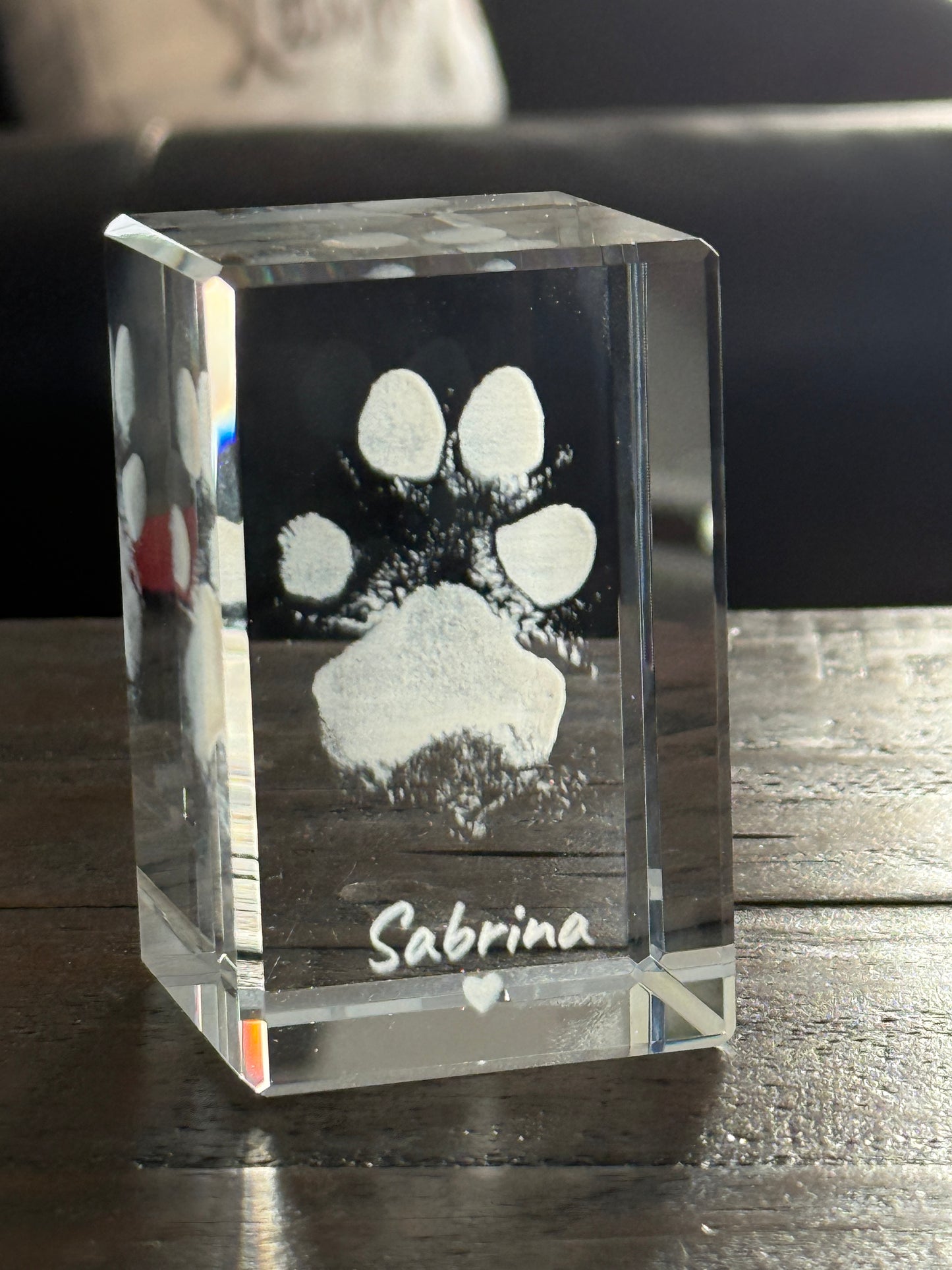 Personalized 3D Engraved Photo Crystal