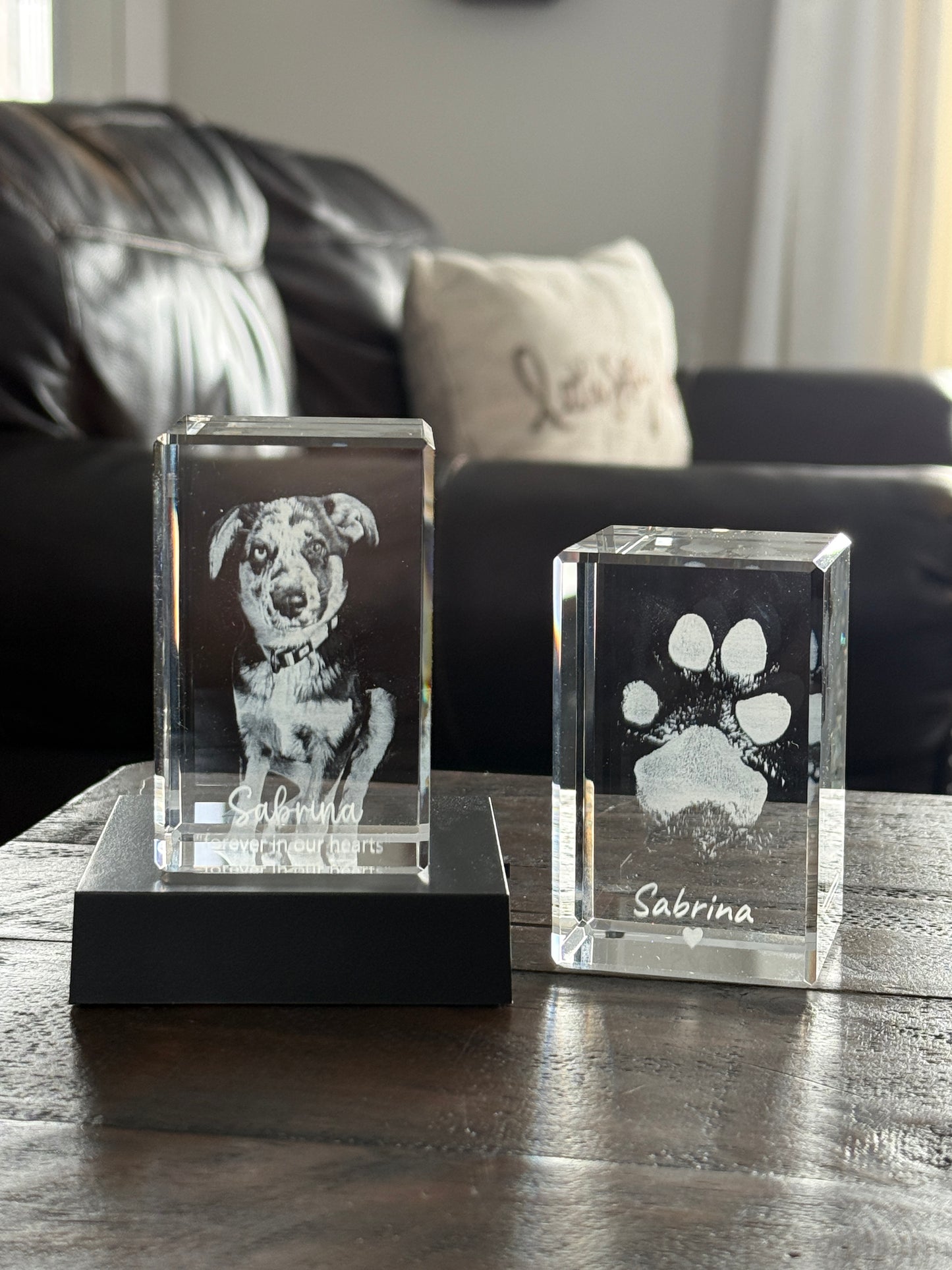Personalized 3D Engraved Photo Crystal