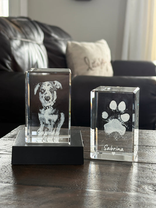 Personalized 3D Engraved Photo Crystal